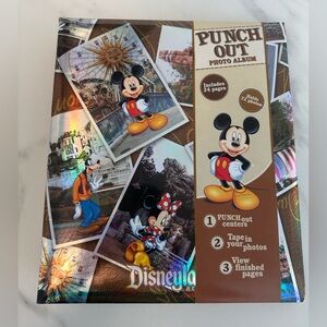 Disney Parks Photo Album Disneyland Resort Punch Out Memory Book